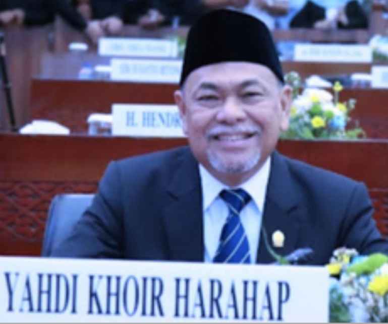 Anggota DPRD Sumut dari Fraksi PAN, Ir. Yahdi Khoir