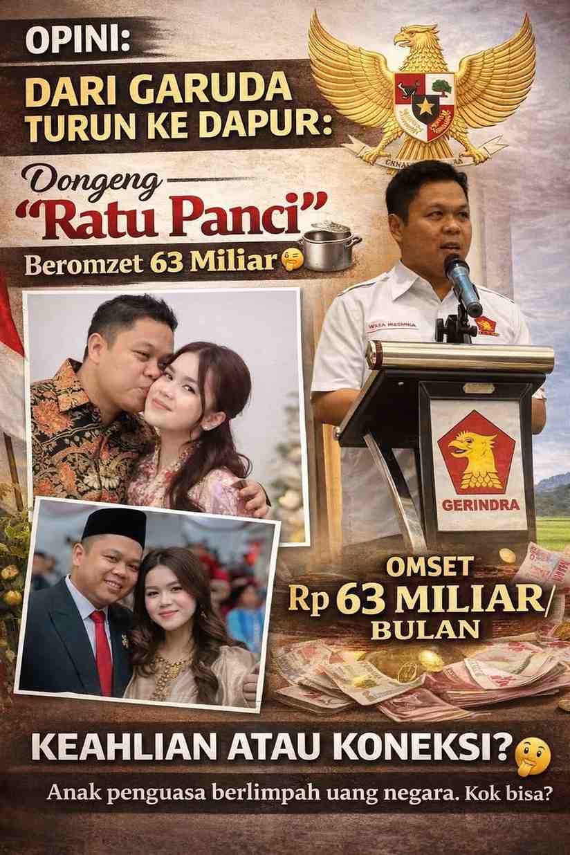 Dongeng "Ratu Panci" Beromzet 63 Miliar.